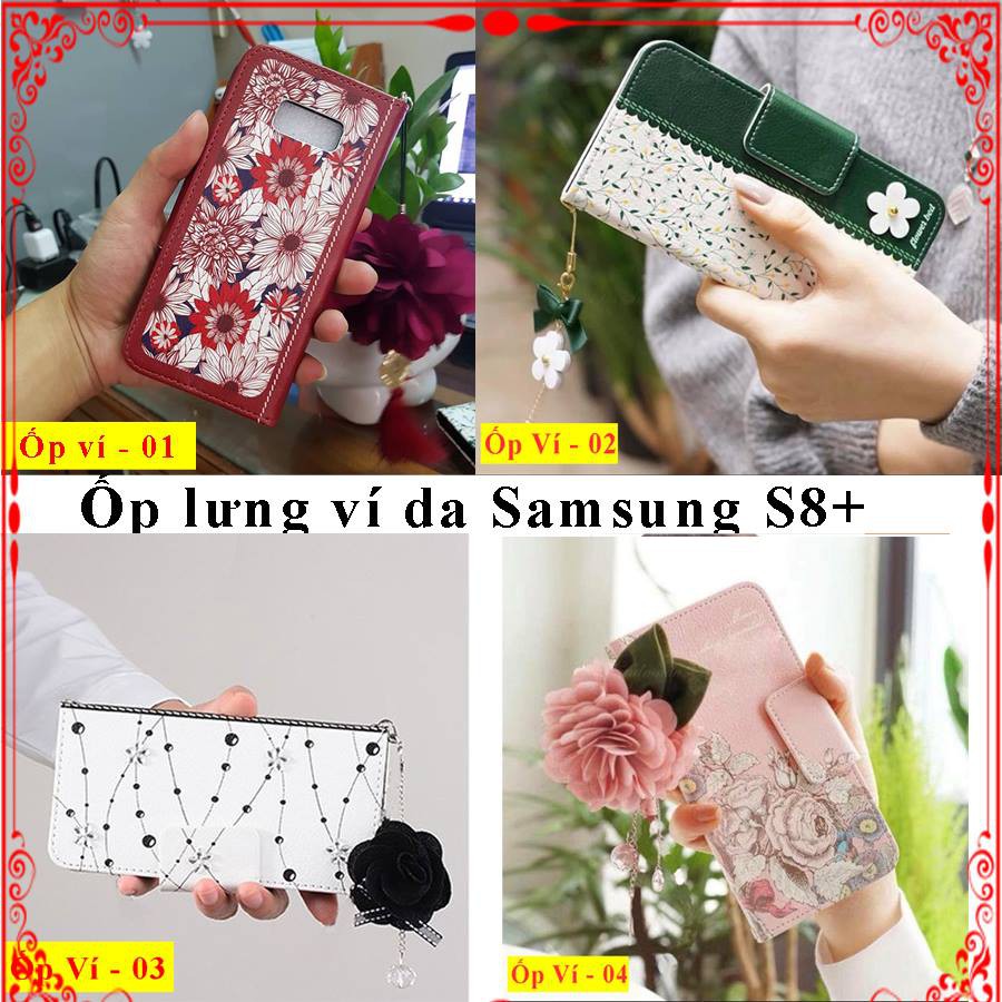Ốp Ví bao da samsung S8+ (S8 Plus)