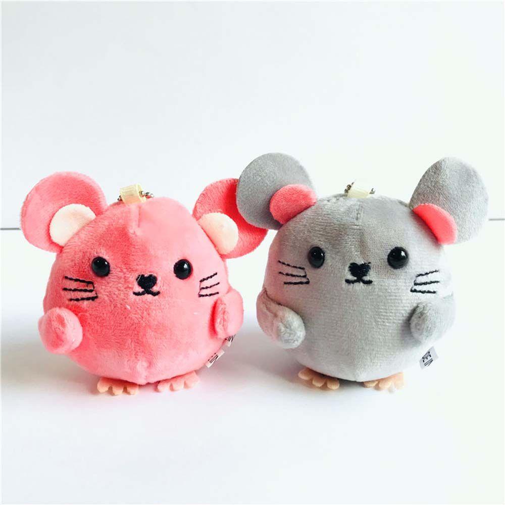 Chuột Nhồi Bông 8CM Trang Trí Móc Khóa