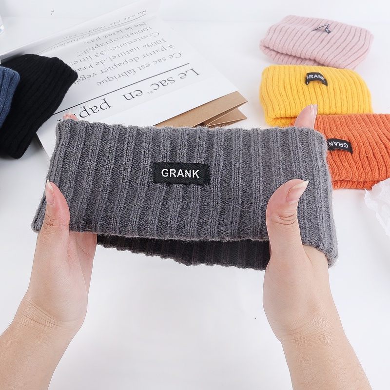 Băng Đô Cotton Bản Rộng Màu Sắc Đơn Giản Cho Nam Nữ