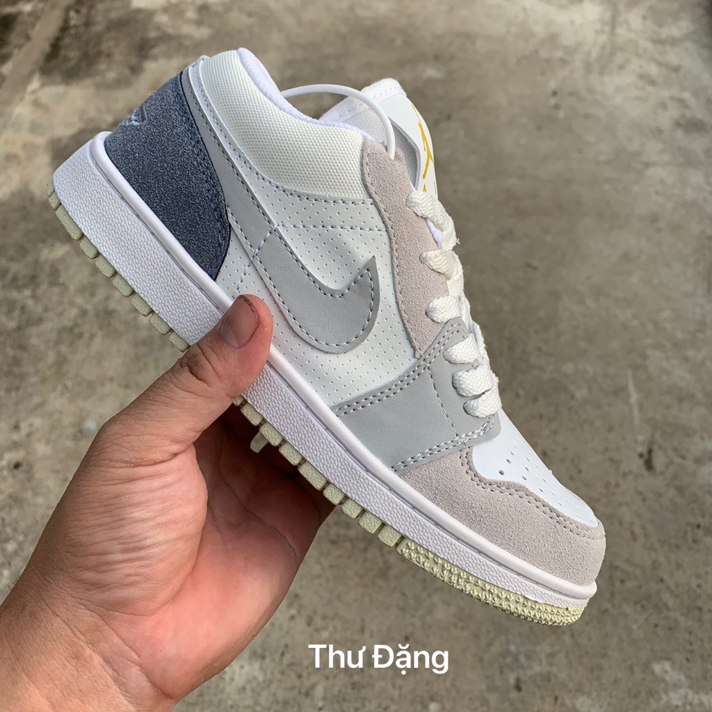 GIÀY THỂ THAO JORDAN 1 CỔ THẤP MÀU XÁM XANH , giày dép sneaker nam nữ hot hit JD1 paris full box | BigBuy360 - bigbuy360.vn