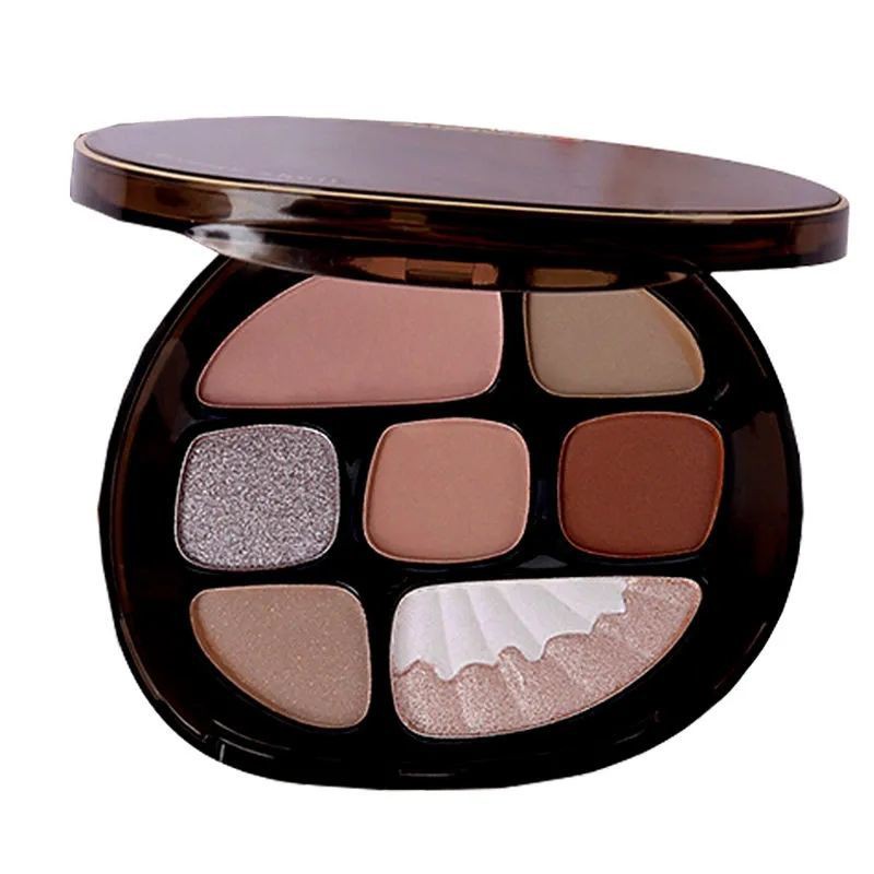 Bảng phấn mắt Màu hổ phách Palette in sequins sáng bóng hàng ngày, siêu bóng, giá trị cao của sinh viên, những người nổi tiếng trên mạng, cùng một đất