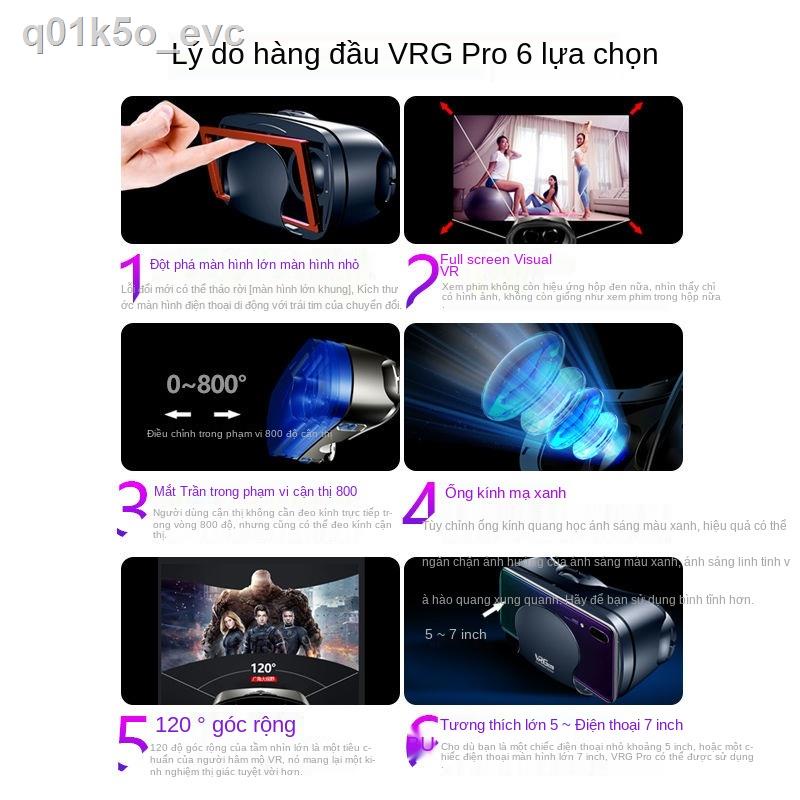 ✈✥☸Kính VR điện thoại di động chuyên dụng màn hình lớn OPPO Xiaomi 9 Apple XR Huawei p30 game tay cầm ảo kính 3d