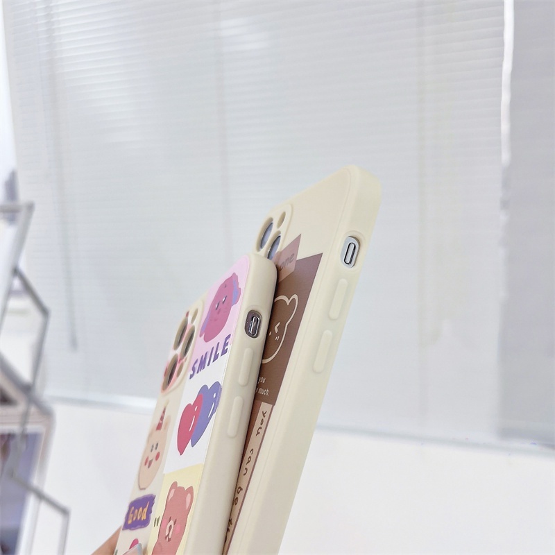 Ốp Điện Thoại Silicone Hình Gấu Cho Itel P15 P33 P36 P37 A33 A26 A37 A35 A16 Plus S15 Pro S16