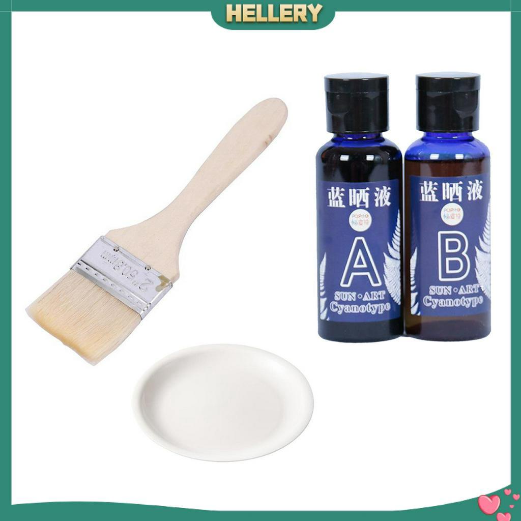 [HelleryVN] Bộ Dụng Cụ Làm Đồ Thủ Công Vải Jacquard Cyanotype Màu Xanh Dương Sử Dụng Năng Lượng Mặt