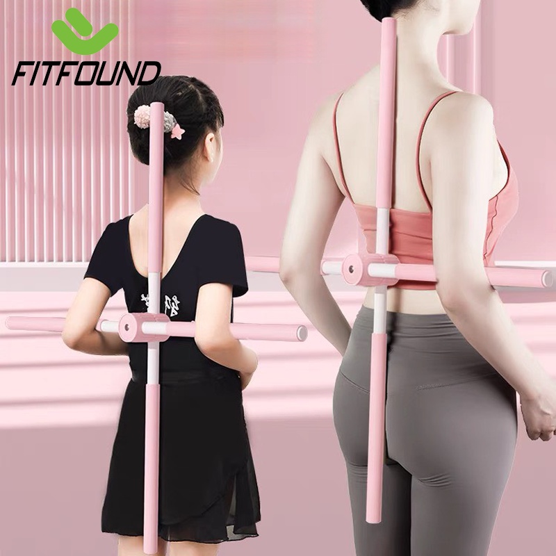 Set 2 Gậy Tập Yoga Định Hình Chống Gù Lưng Chỉnh Dáng Tăng Chiều Cao
