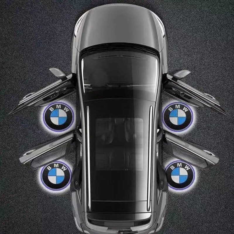 Đèn LED Chiếu Laser Không Dây Gắn Cửa Xe Hơi