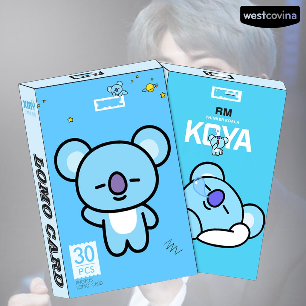 [Hot]✍Set 30 Thẻ Hình Các Thành Viên Nhóm BTS
