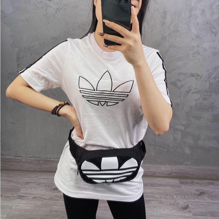 ⚡️  Túi bao tử Adidas ORIGINALS ESSENTIAL CROSSBODY BAG - BACK DV2400  - CAM KẾT CHẤT LƯỢNG NHẤT