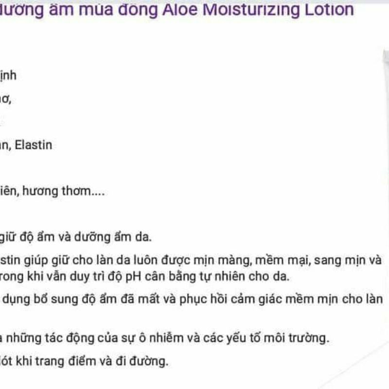 Kem dưỡng da mùa đông