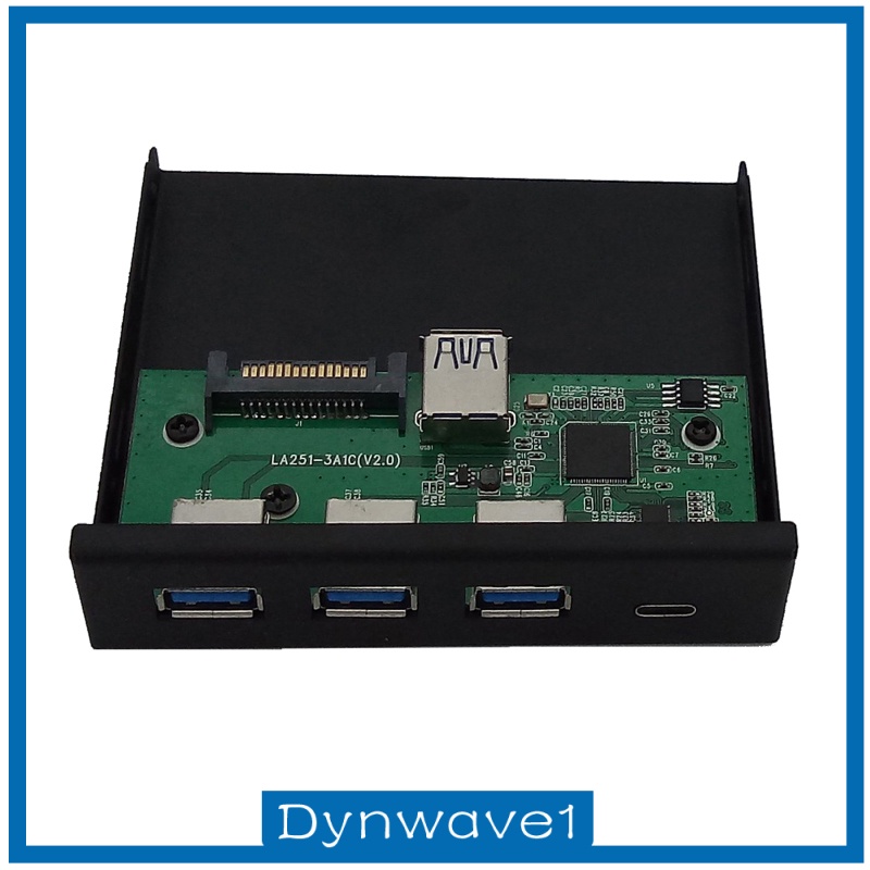 [DYNWAVE1] USB 3.0 3.5&quot; 4-Port Interface Hub Front Panel Hub Expansion Board Card 6Gbps