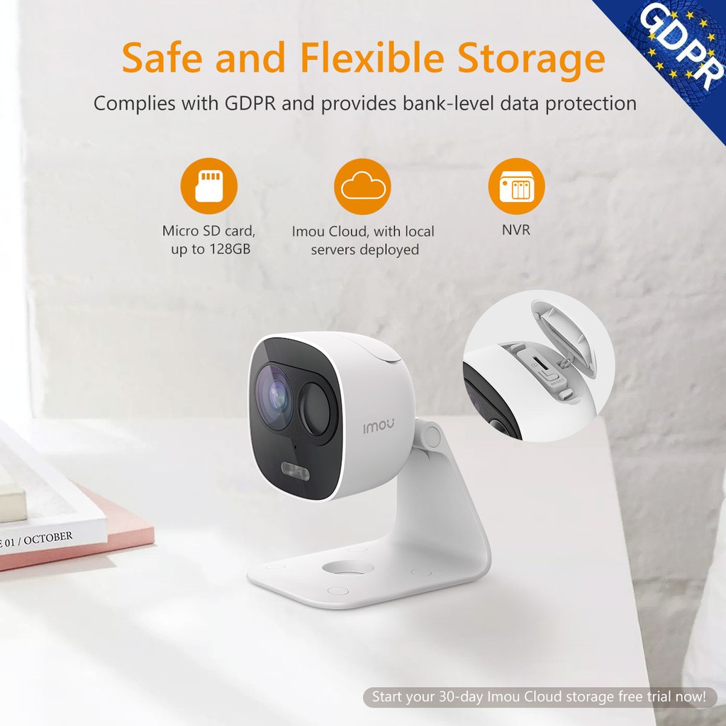 DAHUA CAMERA IPC WIFI IMOU C26EP - NGOÀI TRỜI FULL HD 1080P - Lưu trữ đám mây - Bảo hành chính hãng 2 năm