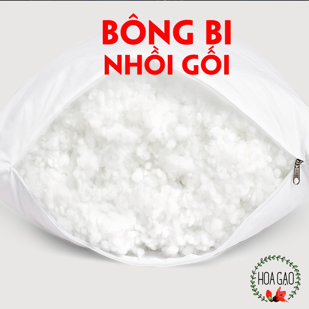 Bông gòn làm ruột gối 500g HOA GẠO GG5 đàn hồi tốt, êm ái freeship extra