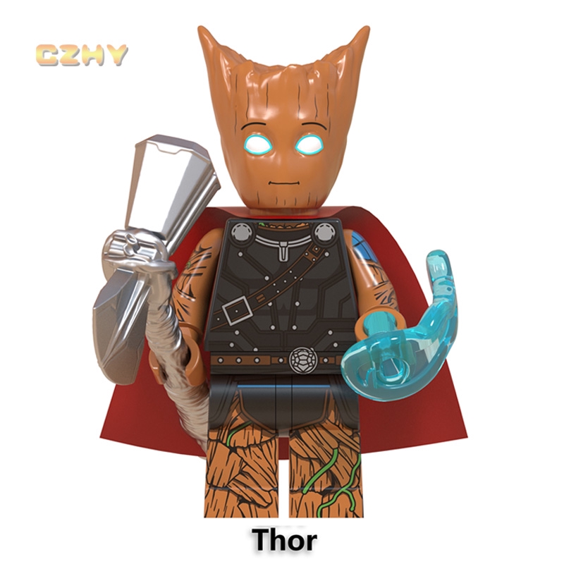 Mô Hình Đồ Chơi Lắp Ráp Siêu Anh Hùng Groot Mini WM6070