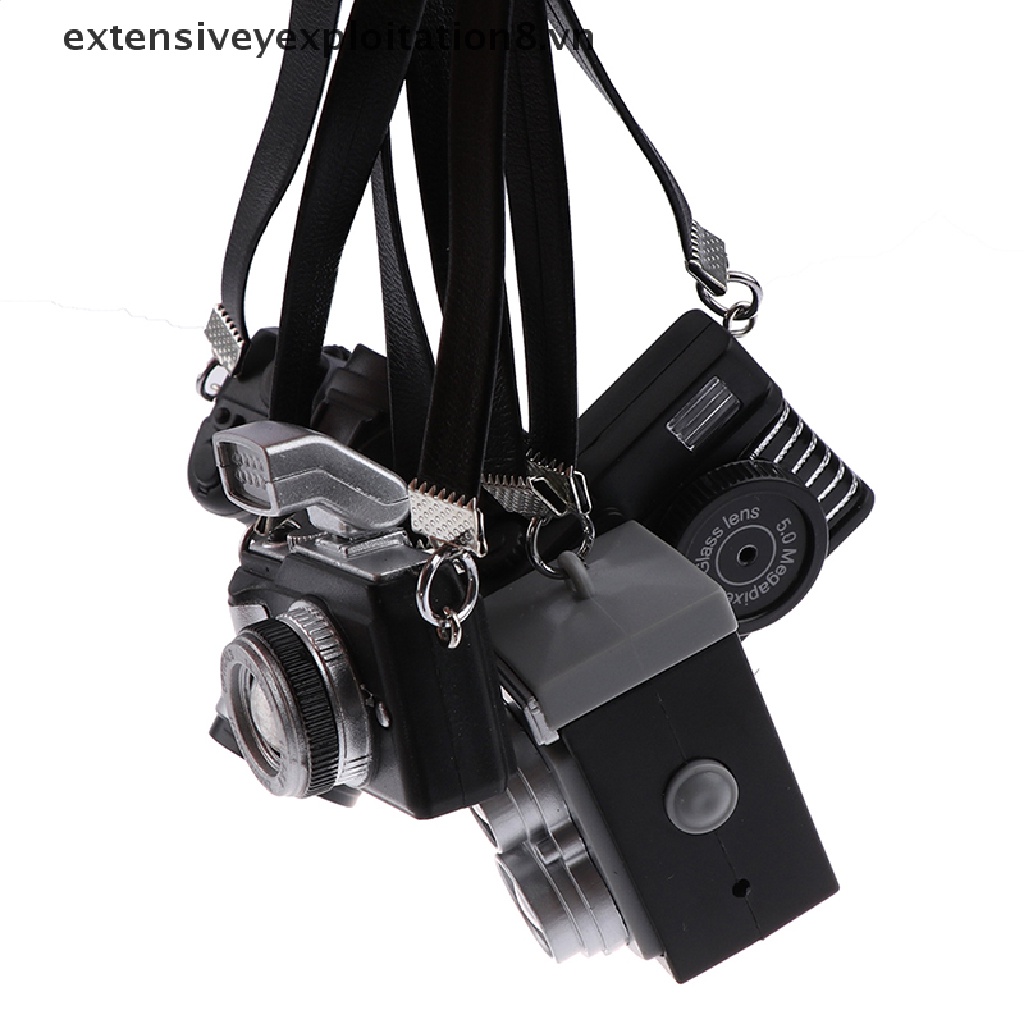 Mô hình máy ảnh kỹ thuật số SLR trang trí nhà búp bê độc đáo