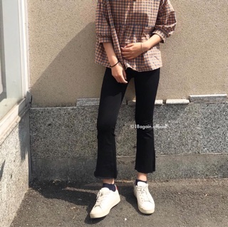 JEANS ỐNG LOE ĐEN