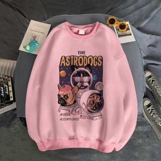 Áo Sweater UNISEX Nỉ Cổ Chui In