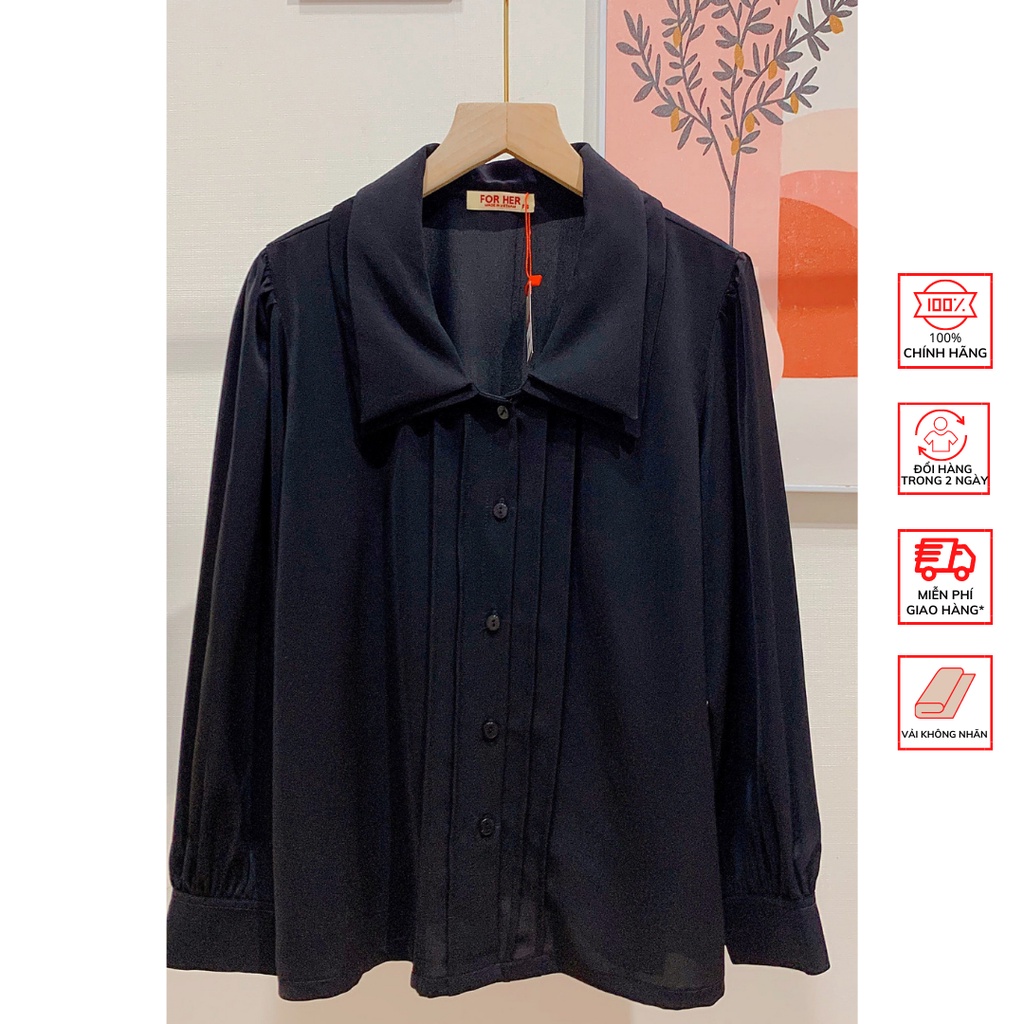 Áo Xếp Ly FOR HOR Tay Dài AO0600
