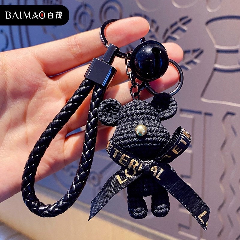 Móc gấu treo túi có chuông