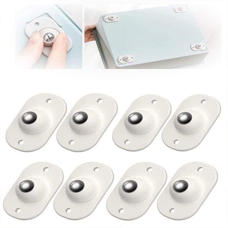 Set 4 Bánh Xe Đẩy Mini , Bánh Xe Mini Di Chuyển Đồ Đang Năng, Xoay 360 Độ Dễ Dàng Chịu Lực Siêu Bền 88257