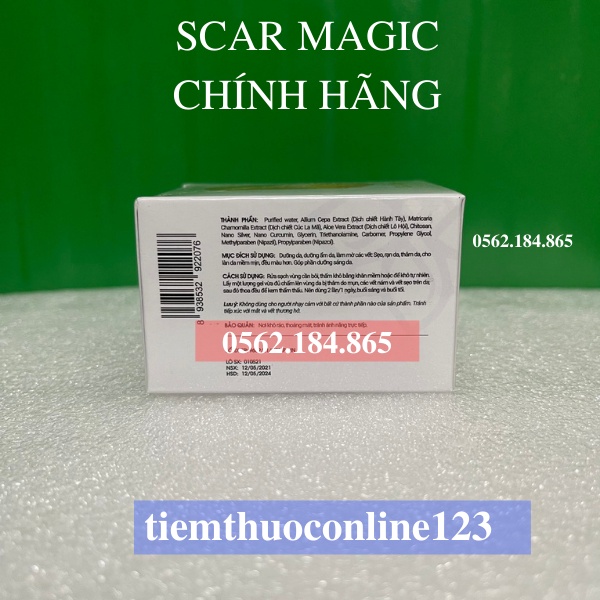 ✅ SCARMAGIC [Chụp Thật Chính Hãng] SCAR MAGIC LÀM MỜ VẾT THÂM VẾT SẸO