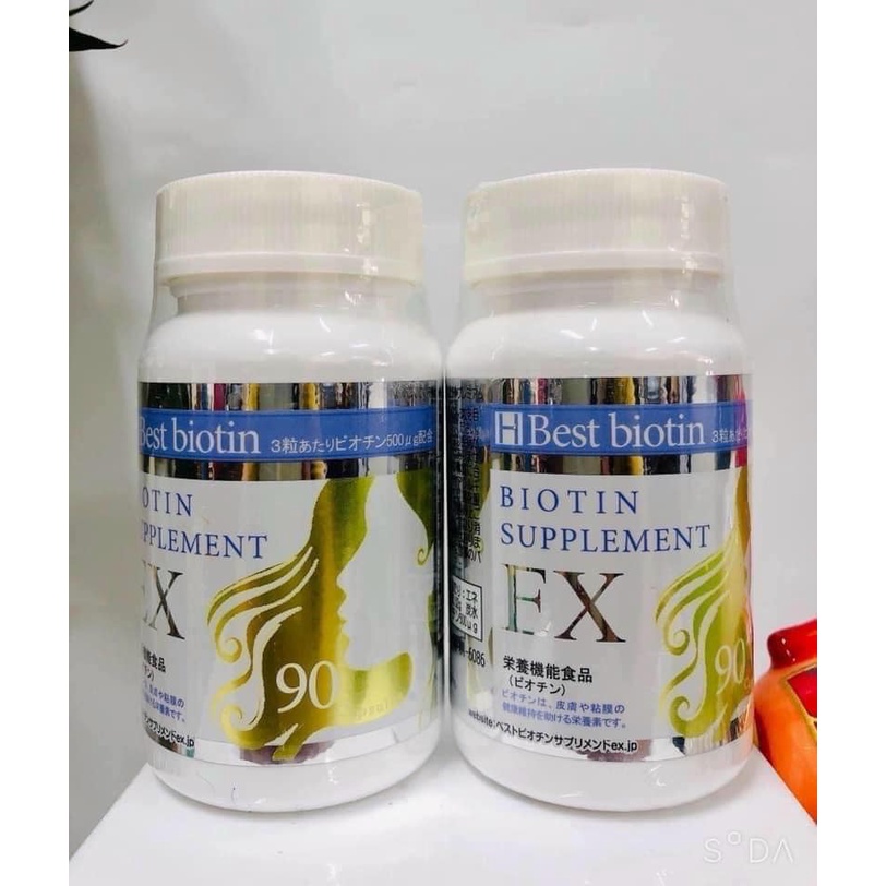 Viên Uống Hỗ Trợ Mọc Tóc Best Biotin Supplement EX - 90 Viên