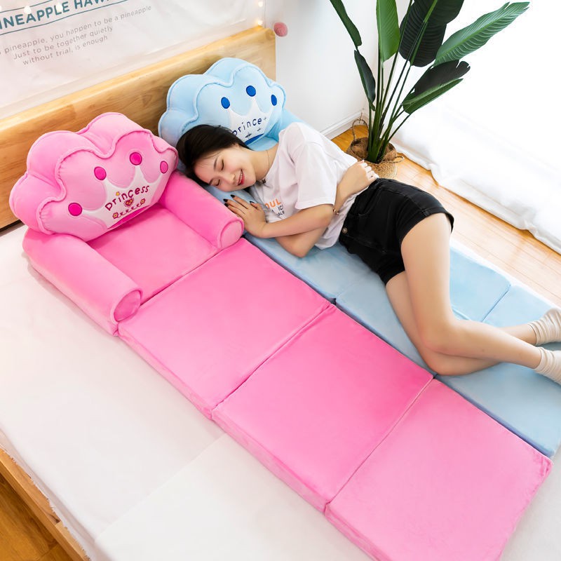 Ghế sofa trẻ em Pikachu dễ thương giường gấp hoạt hình cho bé trai và gái dành sơ sinh có thể tháo rời giặt được