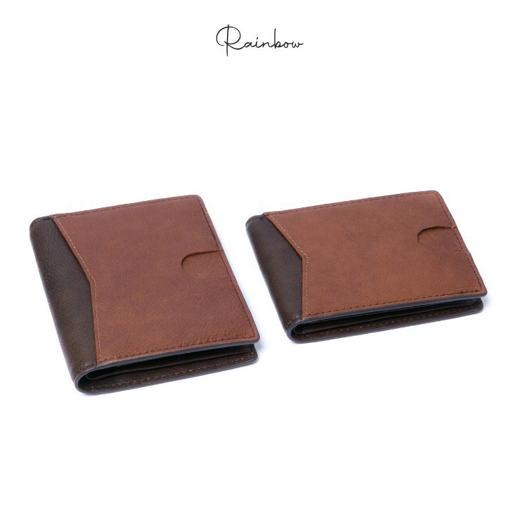 Ví nam da bò Nappa công sở Rainbow W012 - Bảo hành 3 năm, phối ngăn nhỏ gọn | BigBuy360 - bigbuy360.vn