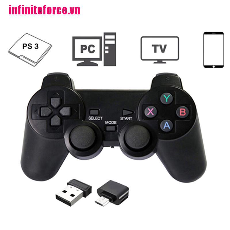 Tay cầm điều khiển chơi game 2.4ghz dành cho Ps3/ máy tính bàn/ hộp TV