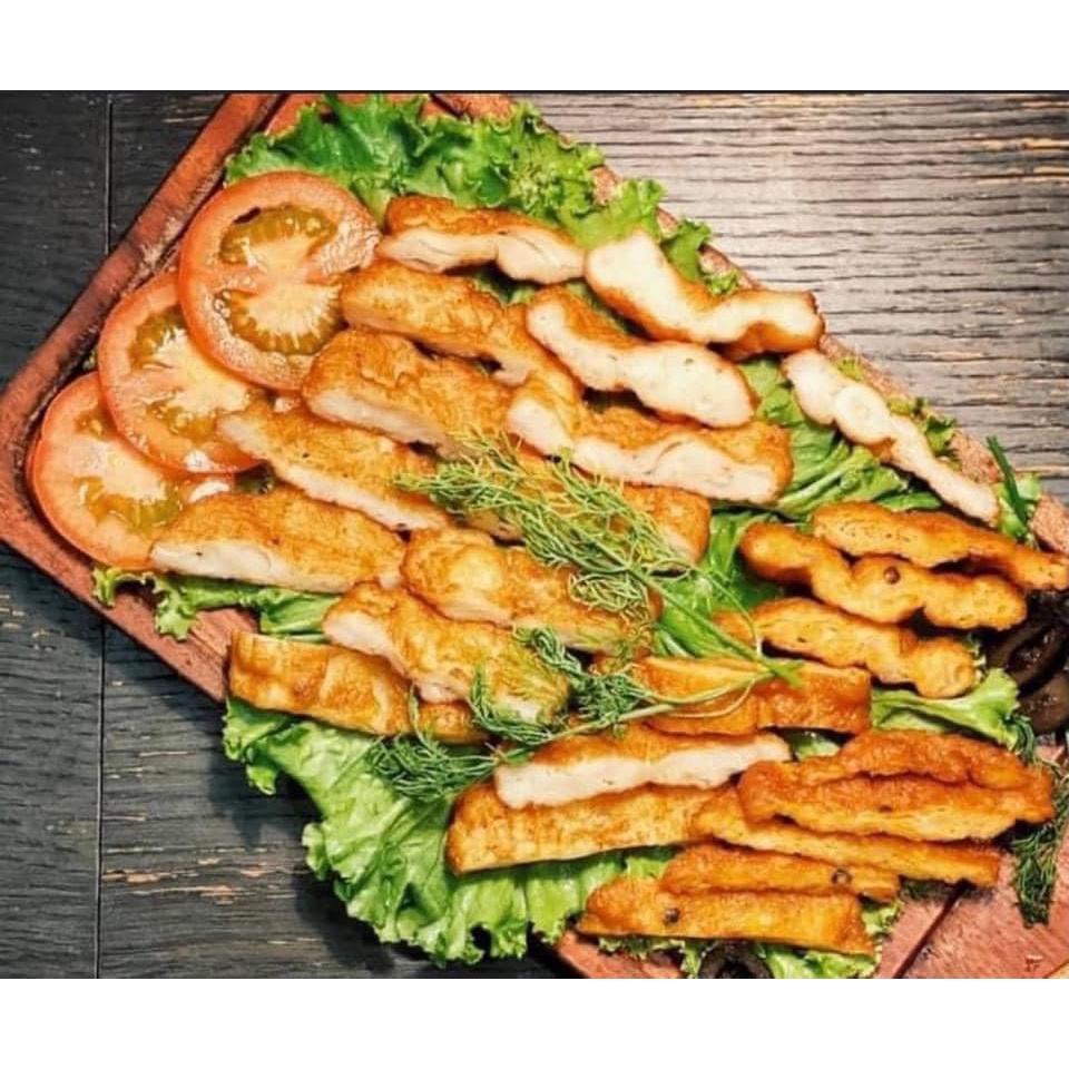 Chả mực giã tay khay 500gr (giao Tphcm)