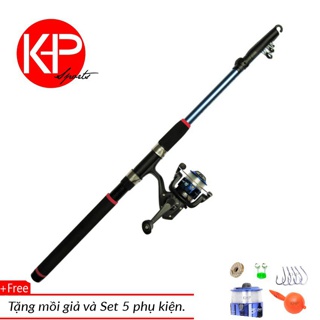 Bộ Cần Câu 2m7 Chính Hãng KHP Tặng Kèm 5 Phụ Kiện