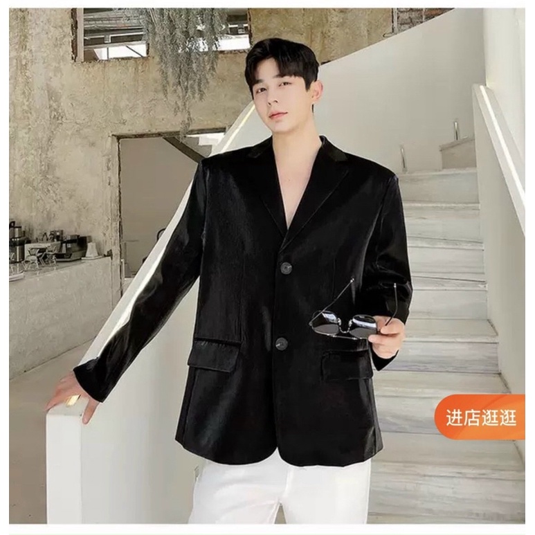 Ao khoác blazer Fo Bóng nam nữ form Unisex