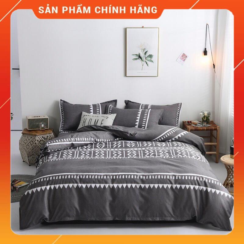 Set chăn ga gối 4 món cotton poly hàng nhập khẩu nguyên bộ họa tiết đa dạng MSP90349 | BigBuy360 - bigbuy360.vn