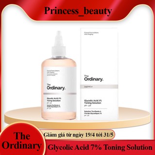 Toner The Ordinary Glycolic Acid 7% 240ml Toning Solution Tẩy Da Chết