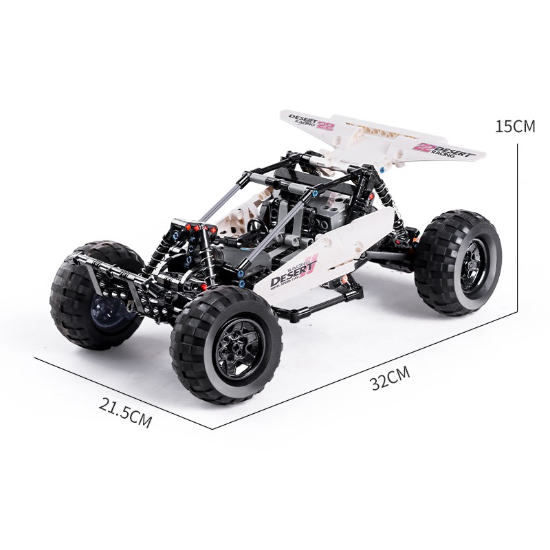 Lắp ghép Mô hình techinc Siêu xe Mould king 18001 APP RC Climbing Truck Desert Racing Car Technic Off-road Vehicle