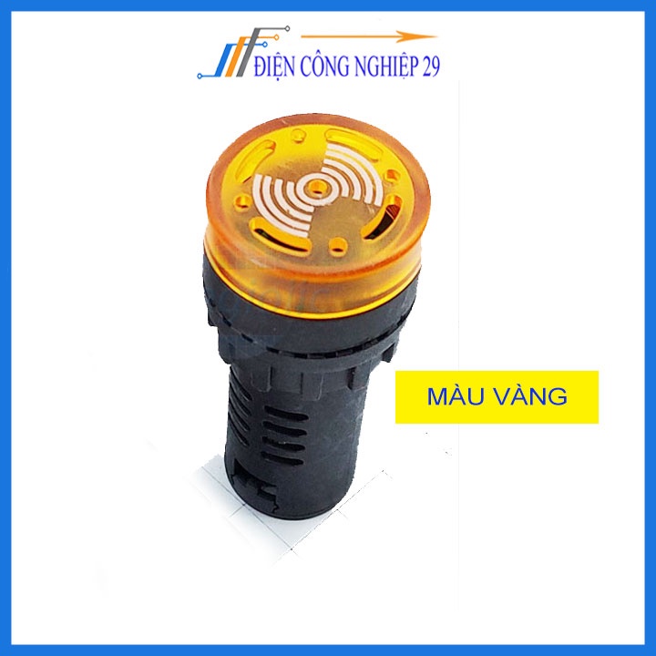 Đèn Báo Nguồn Có Còi AD16-16SM 24VDC