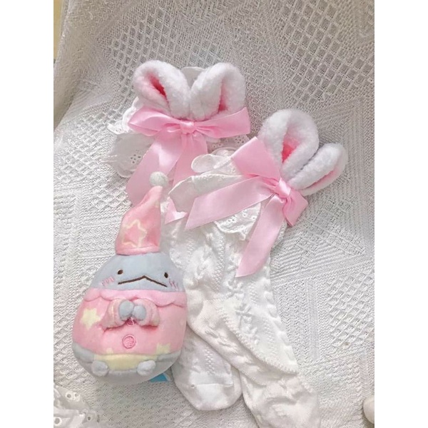 Tất Cotton Tai Thỏ Lolita Cute Đáng Yêu