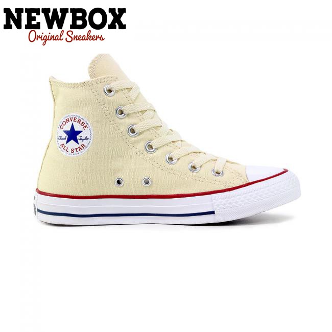 [Mã FAMALLT5 giảm 15% đơn 150k] Giày Converse Chuck Taylor All Star Classic Cream White - Hi 121185