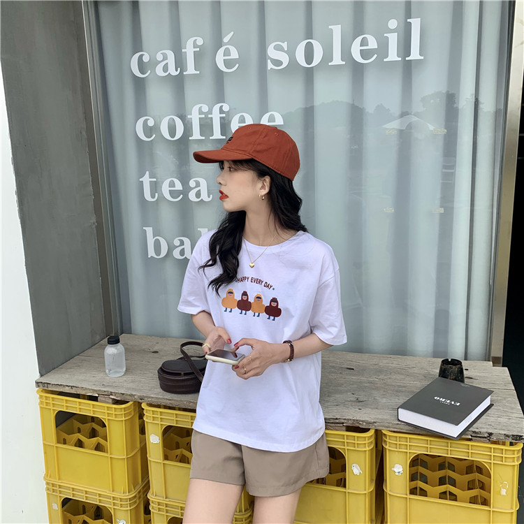 Áo Thun Ngắn Tay Thời Trang Dạo Phố Cá Tính 42391