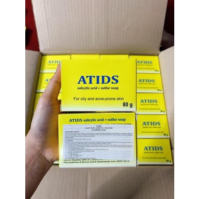 Xà Phòng Tắm ATIDS Soap 80g - Giảm Mụn Lưng, Giúp Làm Sạch Da  - Bác Sĩ Nghĩa