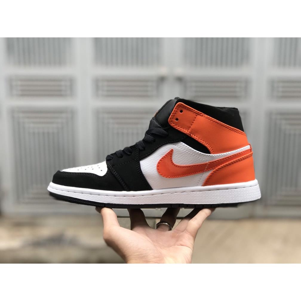📢 Giày Thể Thao, Giày Sneaker Jordan Cổ Cao Màu Cam | BigBuy360 - bigbuy360.vn