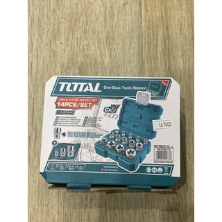 Bộ 14 đầu tuýp loại e total thktets0114