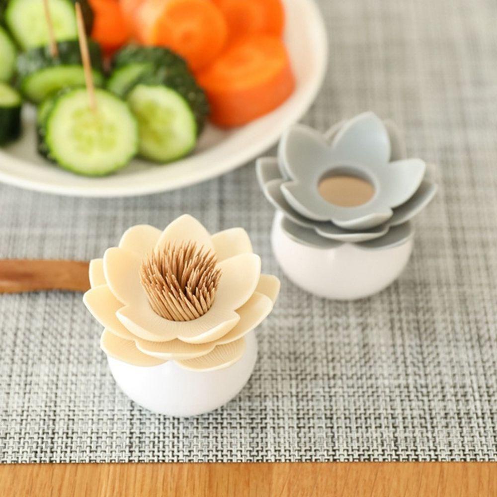 Hộp Đựng Tăm Bông MALCOLM Bằng Cotton Bền Chống Bụi Thiết Kế Hoa Sáng Tạo Ốp