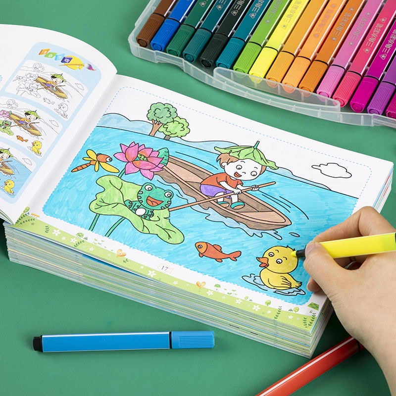 Sách Tô Màu Nước Độc Đáo Cho Bé