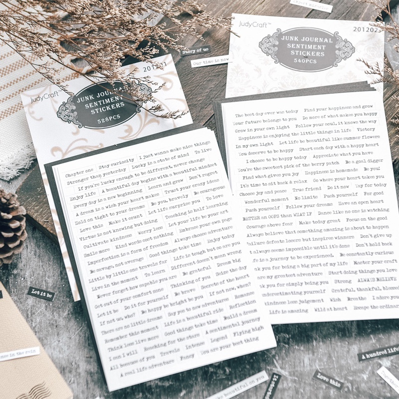 Set sticker quote 8 tờ