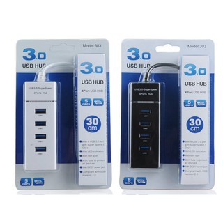Bộ Chia USB Từ 1 Thành 4 Cổng USB Tốc Độ 3.0, Chính Hãng - Min STORE