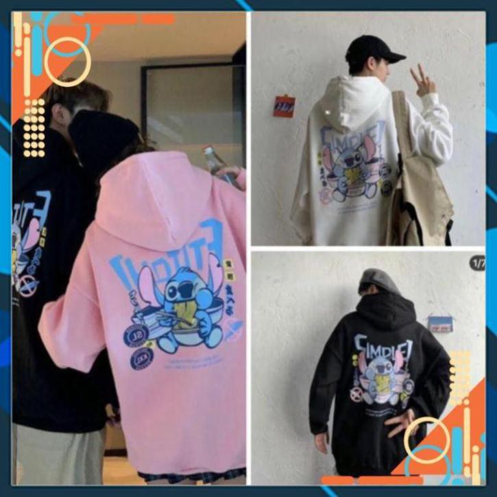 [Form bao Sang] Áo Khoác Nỉ  Hoodie STITCH FTITCH form rộng unisex Siêu Chất AG | BigBuy360 - bigbuy360.vn