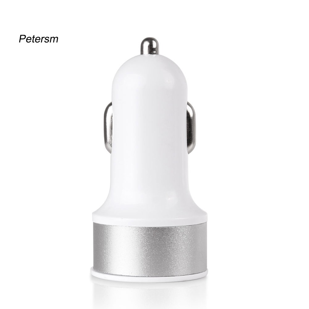 Cốc Sạc Trên Xe Hơi 2 Cổng USB 3.1A Cho Samsung Galaxy S6 iPhone 5 6 6s