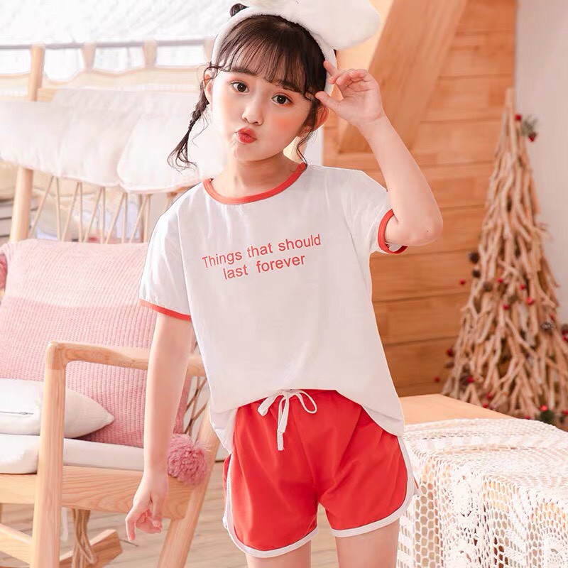 Xả Lỗ Dọn Kho Hàng Hè_Quần áo trẻ em_Bộ Cotton Hè Mềm Mát Thấm Mồ Hôi Cho Bé 10-25kg_[Có Video]_[Hàng VNXK]