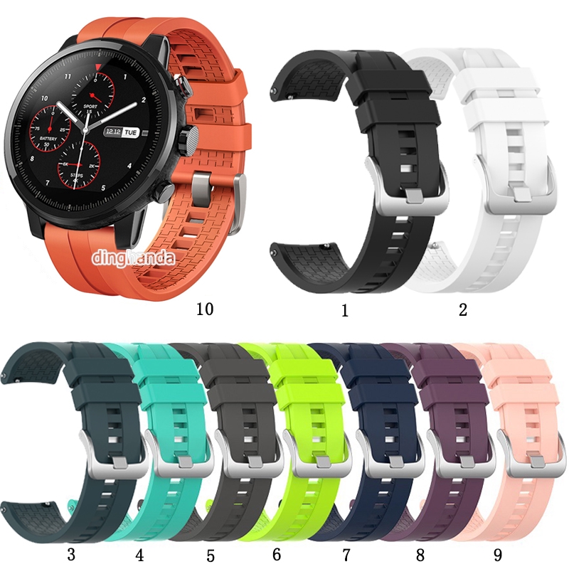 Silicone Watch Band Strap for Huami Amazfit Stratos 2 2S