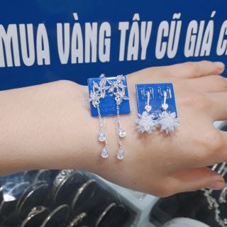 Sale 2 đôi bông tai bạc siêu xinh
